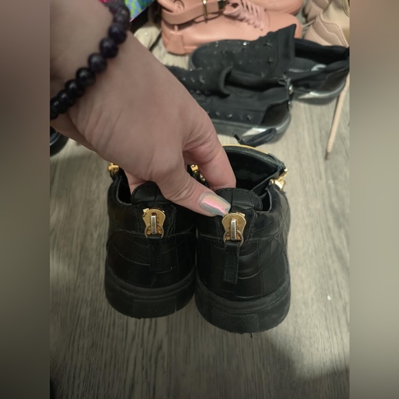 giuseppe zanotti low sneaker Black&gold - Picture 4 of 6